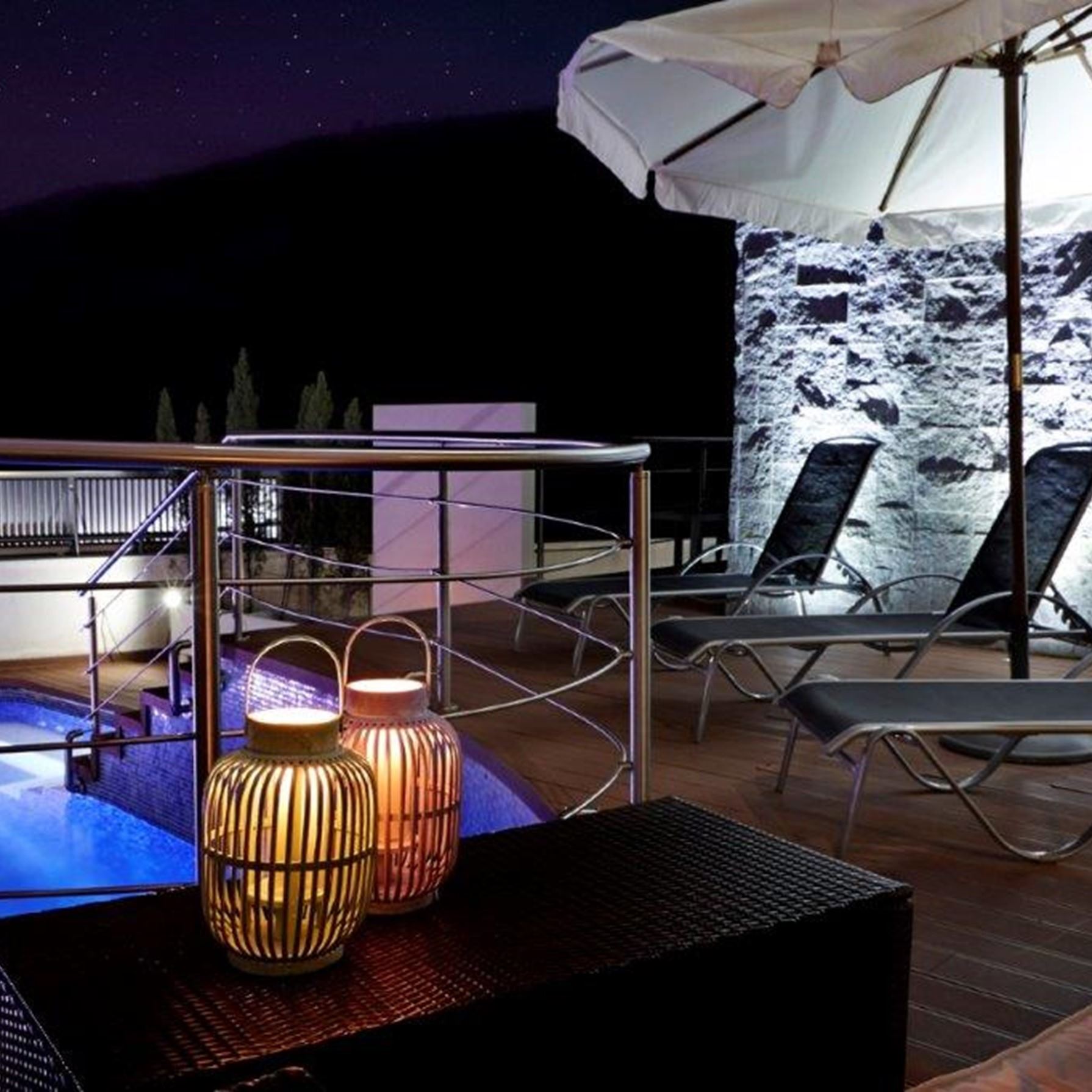 piscina de hotel rural en Ávila